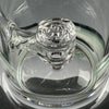 "Trans Aqua & White" Jet Ball  by Toro Glass