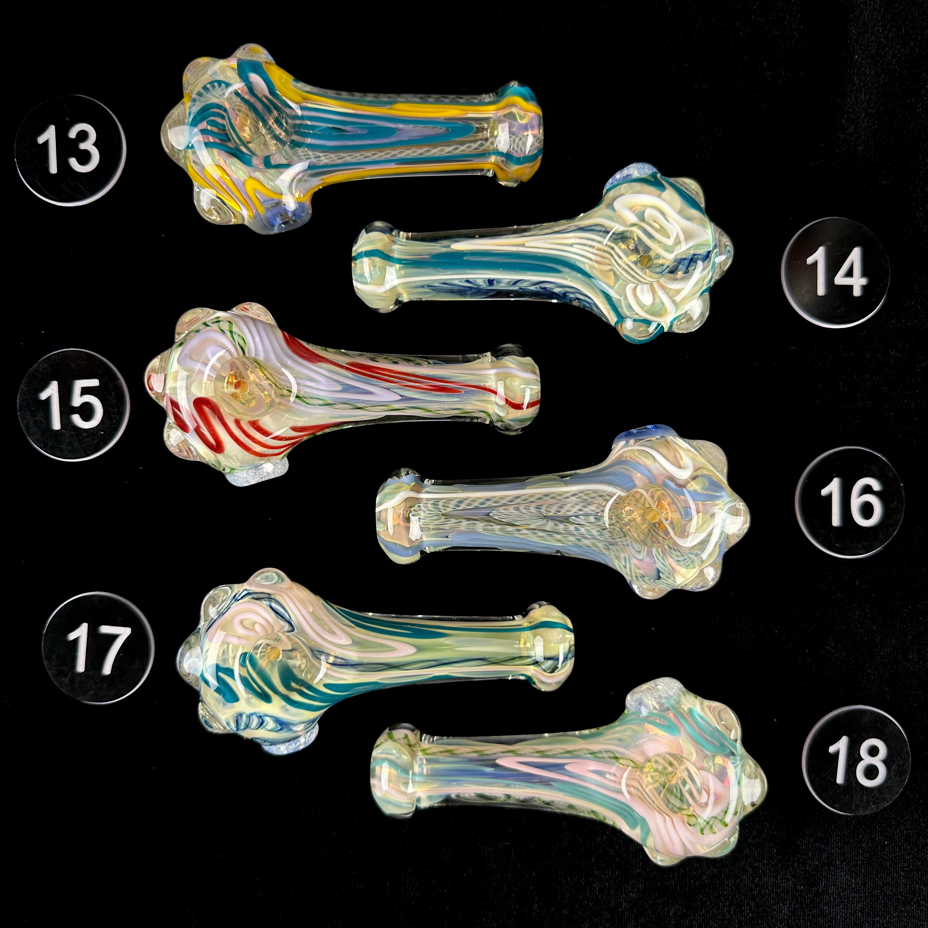 Inside Out Stringer Handpipe by Avalon Glass