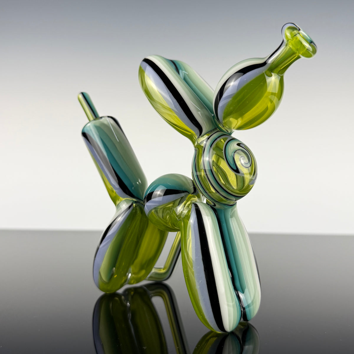 "Seafoam Social Club" "Full Size" Recycling Balloon Dog by Blitzkriega