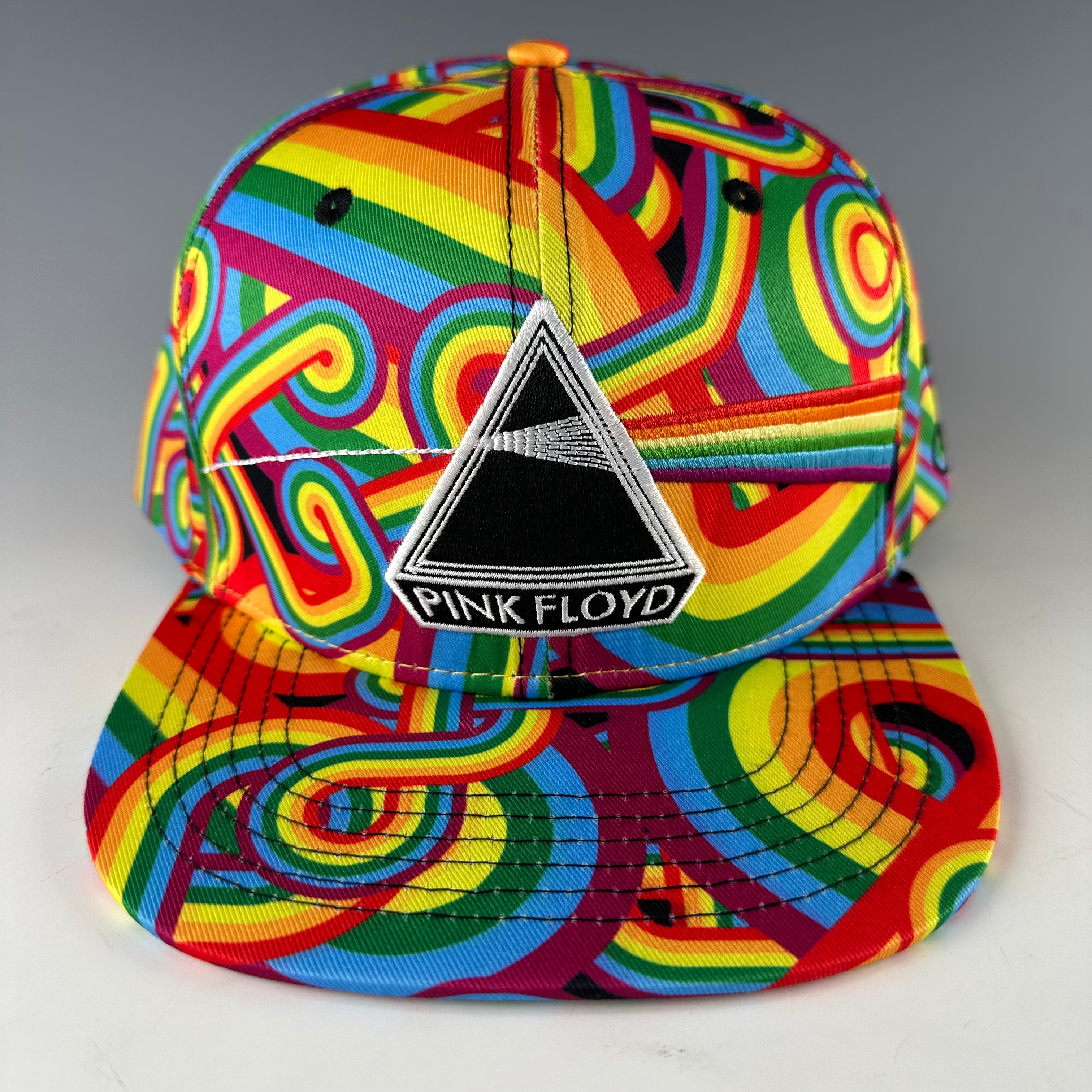 Pink Floyd DSOTM V2 Rainbow Snapback Hat by Grassroots