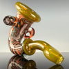Texas Sun Sherlock W/ Flat Cane Sherlock by Slob Glass