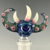 "Neptune, Plantphibian, Paparazzi" 14mm 3 Hole Slide by Salt Glass