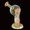 Gold Fumed Pillar Disc Recycler by Leisure Glass