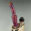 "Amber Purple" Dry Puffco Attachment by N3rd Glass