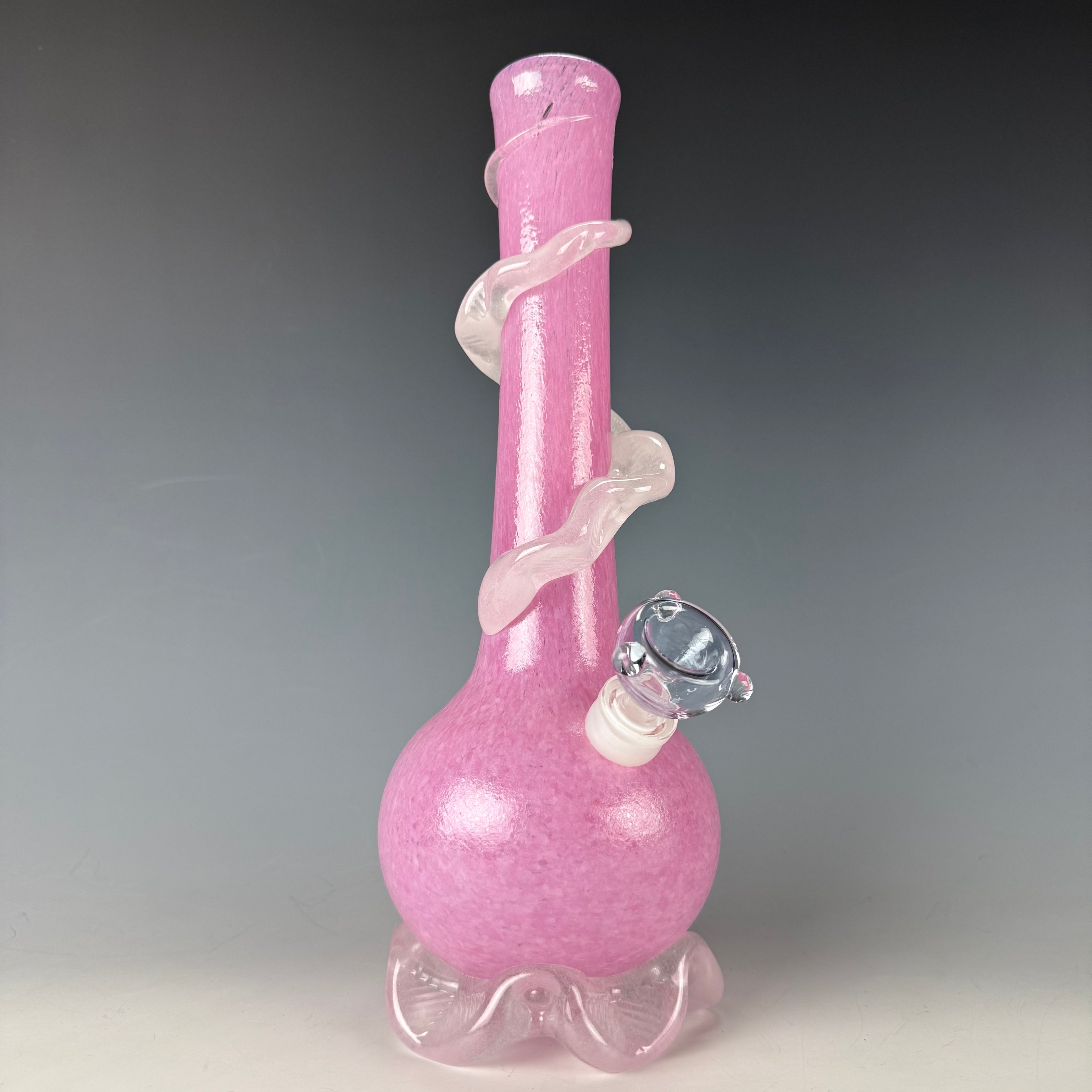 Glow In The Dark Waterpipe by Noble Glass