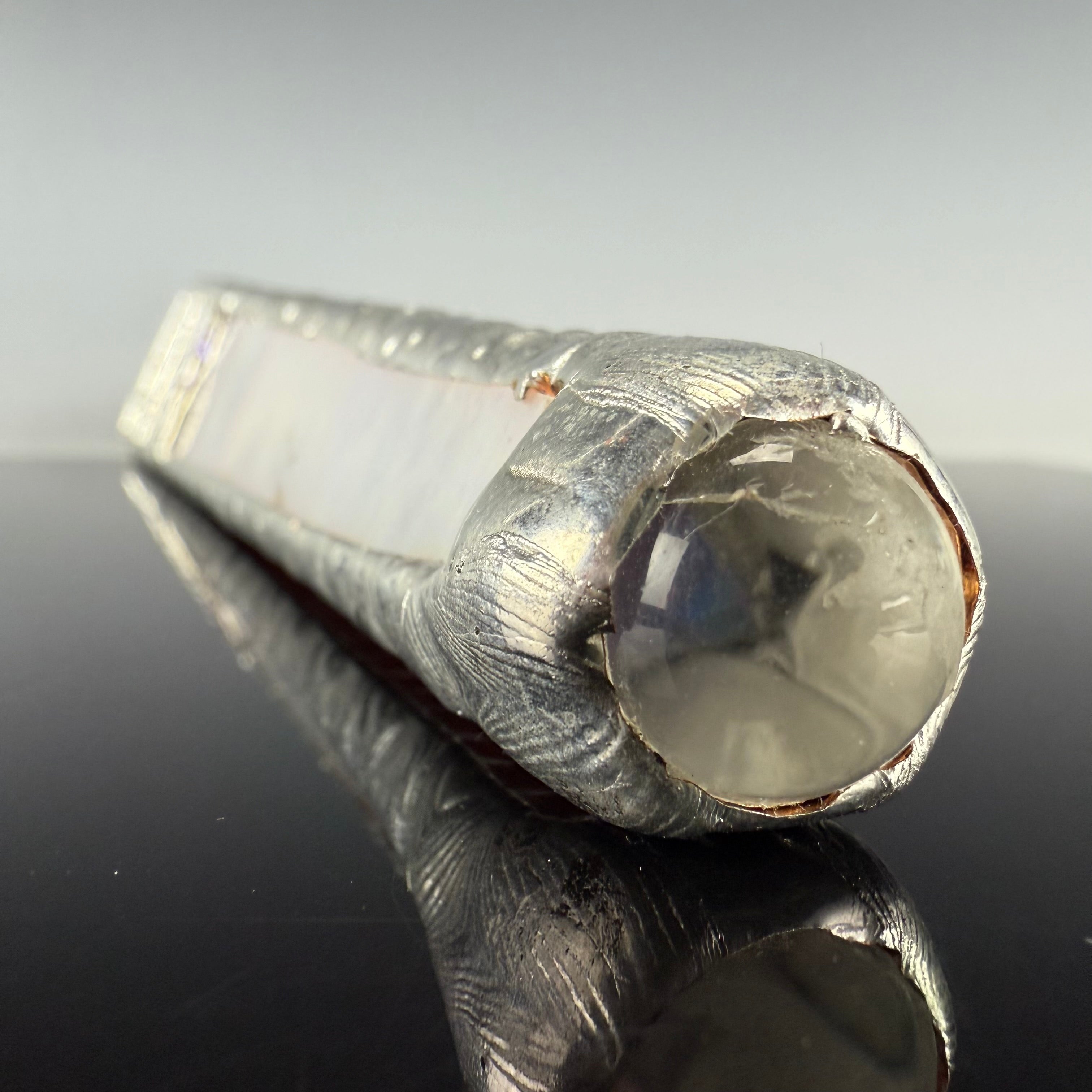 12" "Nova Slim" W/ Dichroic Inlays #1 Kaleidoscope by David L. Sugich