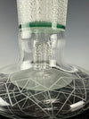 "Atlantis X Star White" FA 4 Arm Pillar Natty Neck Hollowfoot W/ Coldworking by Sovereignty Glass