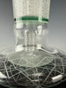 "Atlantis X Star White" FA 4 Arm Pillar Natty Neck Hollowfoot W/ Coldworking by Sovereignty Glass