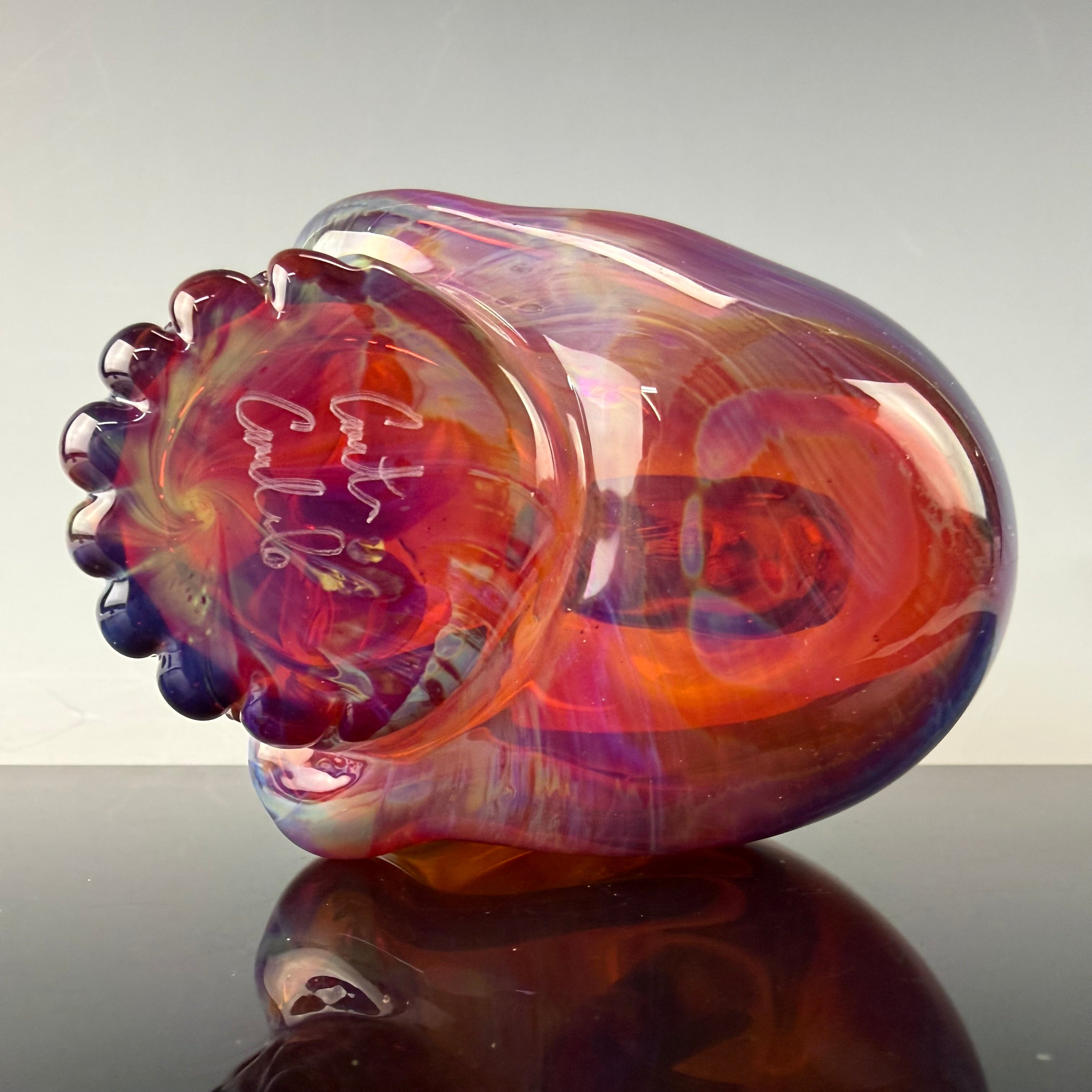 "Amber Purple" Skull Shredder by Carsten Carlile