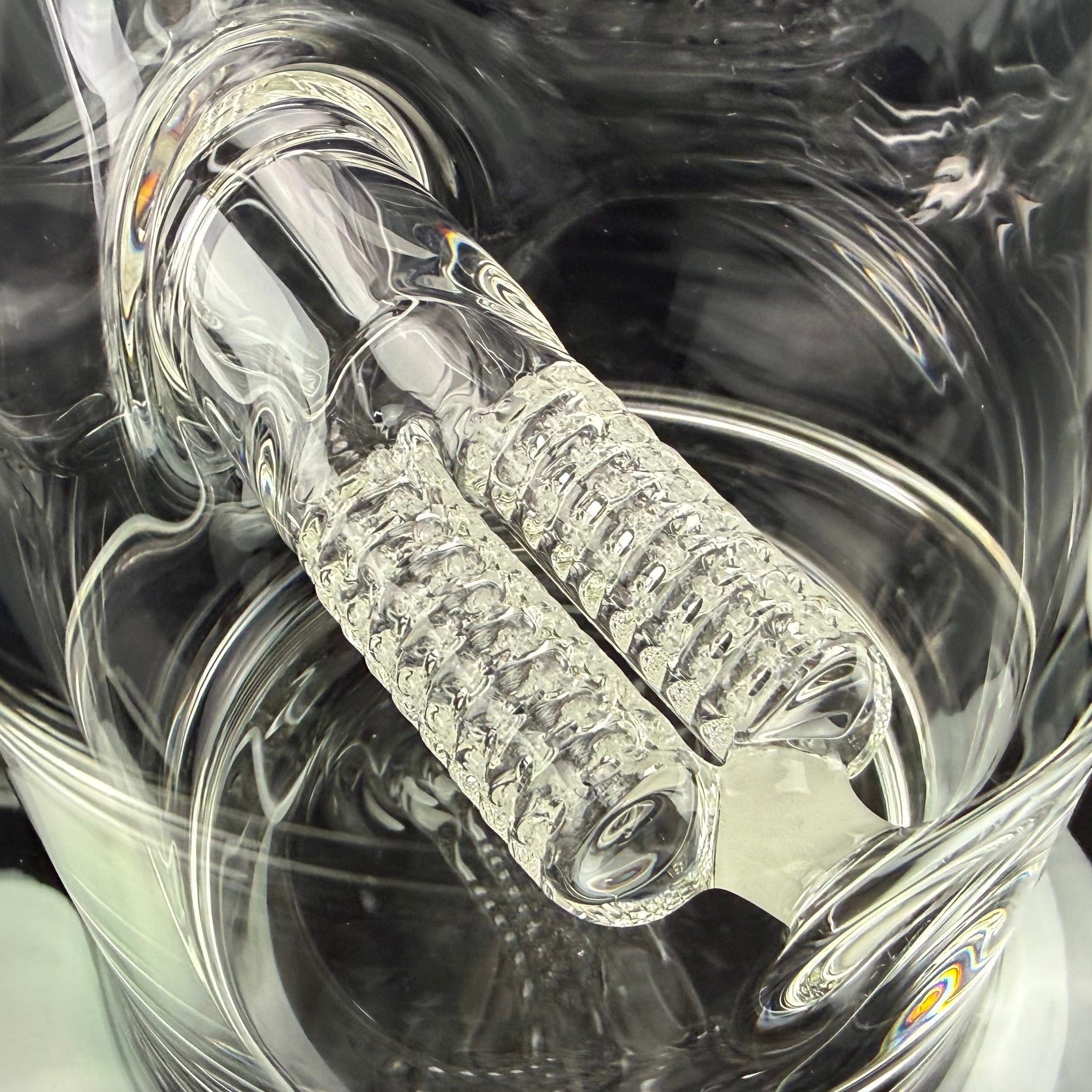 MA "White Satin" King 12 G Line 9 Cut UpGrid to 12 Arm Gridded Tree by Sovereignty Glass