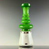 "Green Stardust over Opaque Green" Puffco Dry Top by Carsten Carlile