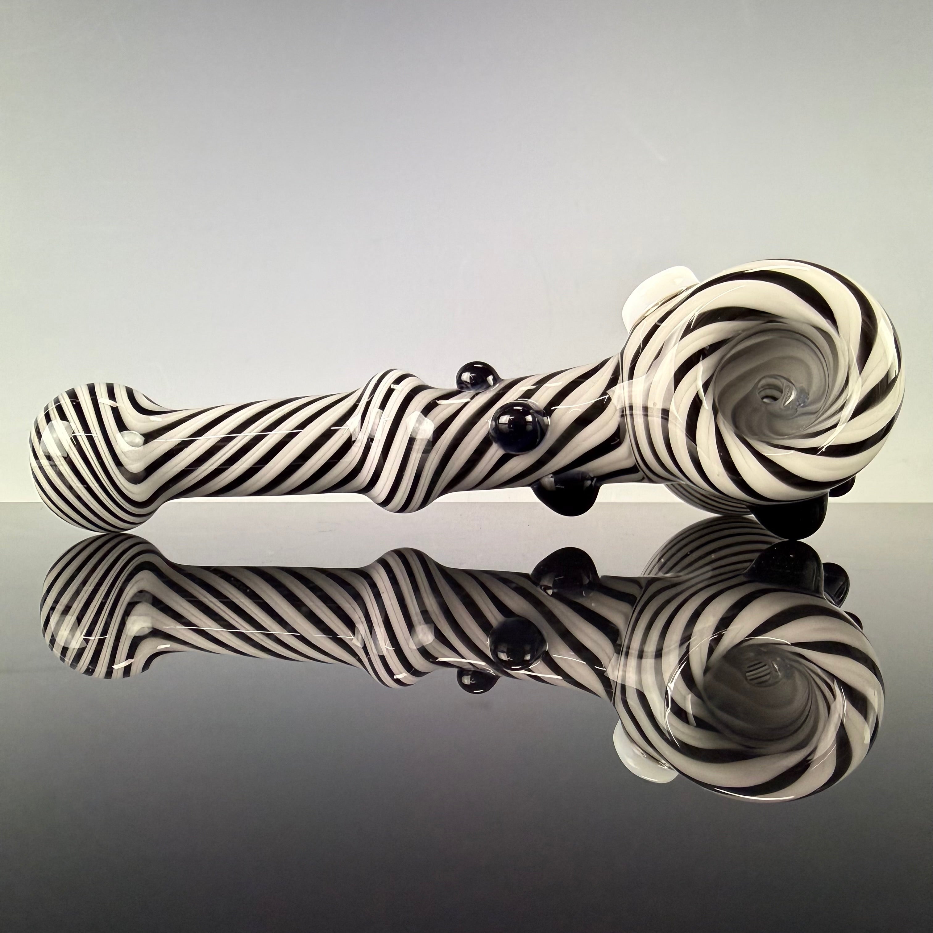 Black & White Lineworked Hammer by Carsten Carlile