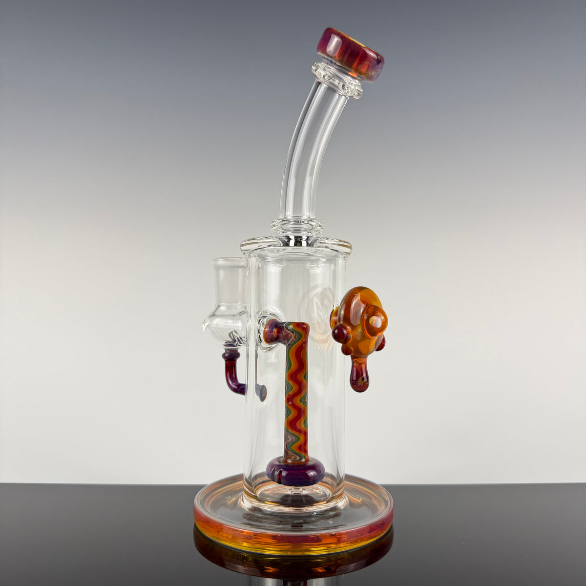 "Amber Purple" Wig Wag Showerhead Rig by OJ Flame