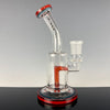Single Mini Macro (Colored Foot & Mouthpiece) by Toro Glass