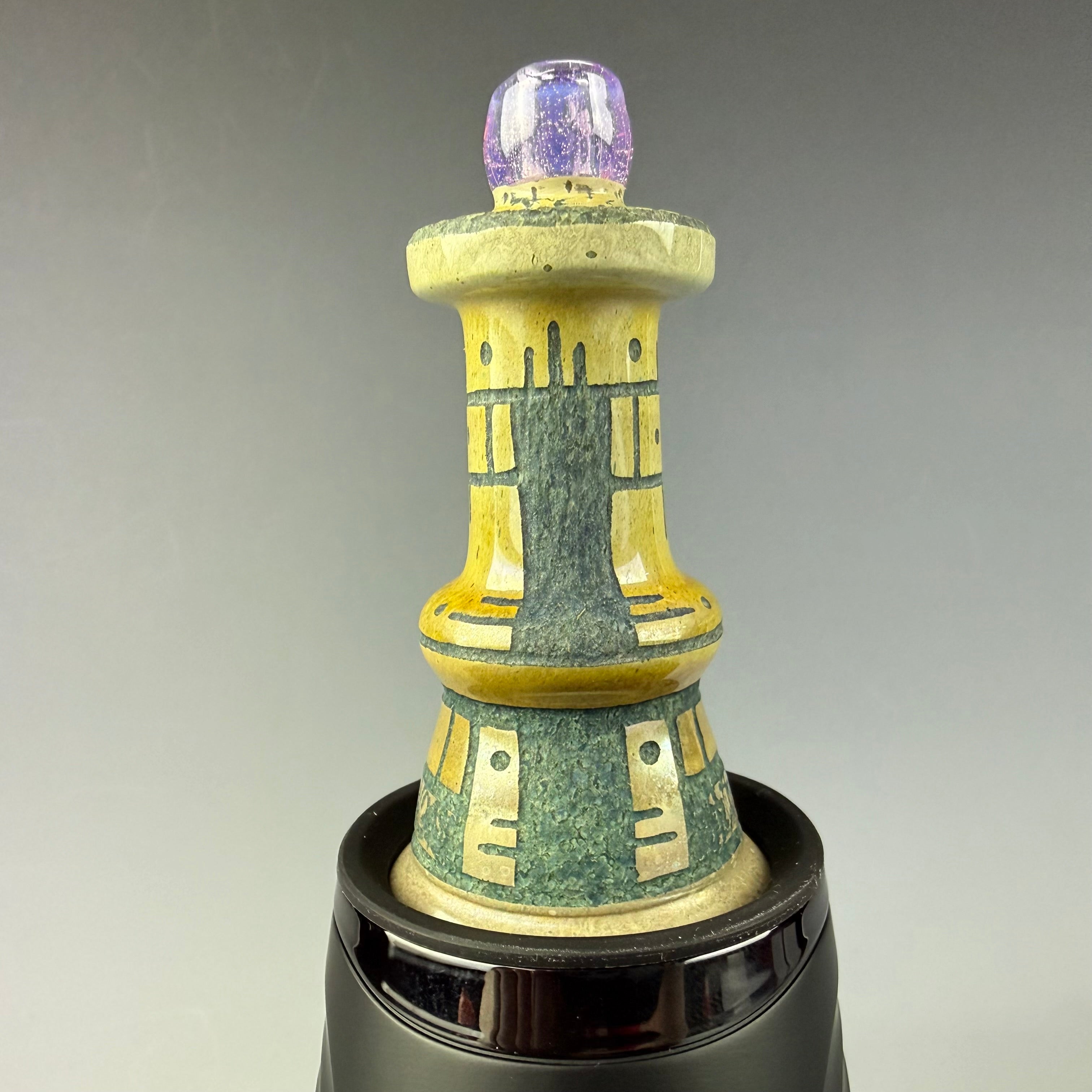 Hand Carved Puffco Dry Top #1 by Corey Clark