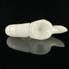 "Star White" Artifact Handpipe by Shaggy