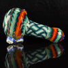 9 Section Heady Basket Weave Spoon #1 by KJH Glass