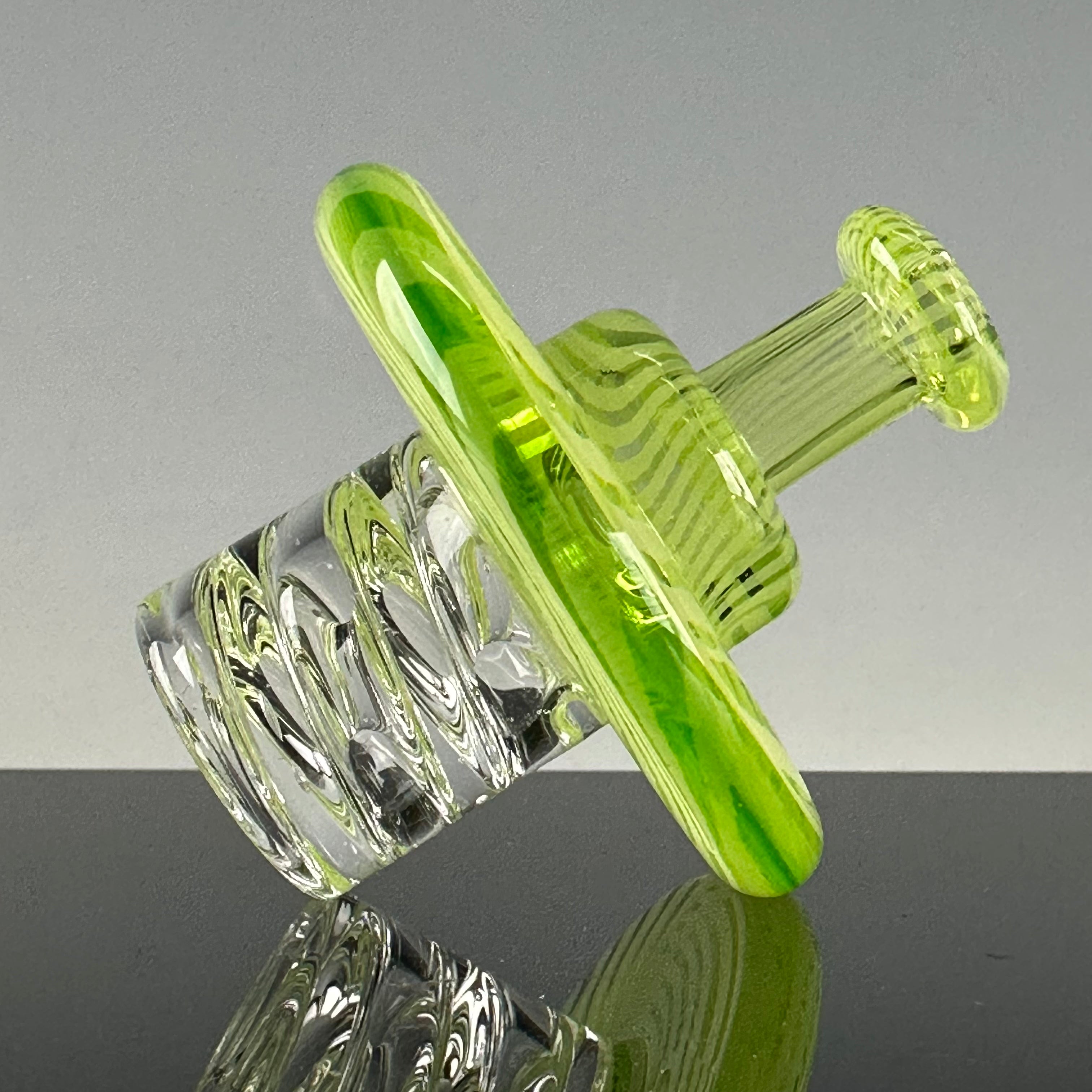 "Silver Fume over Lime Juice" Autospinner Carb Cap by El3ctroB