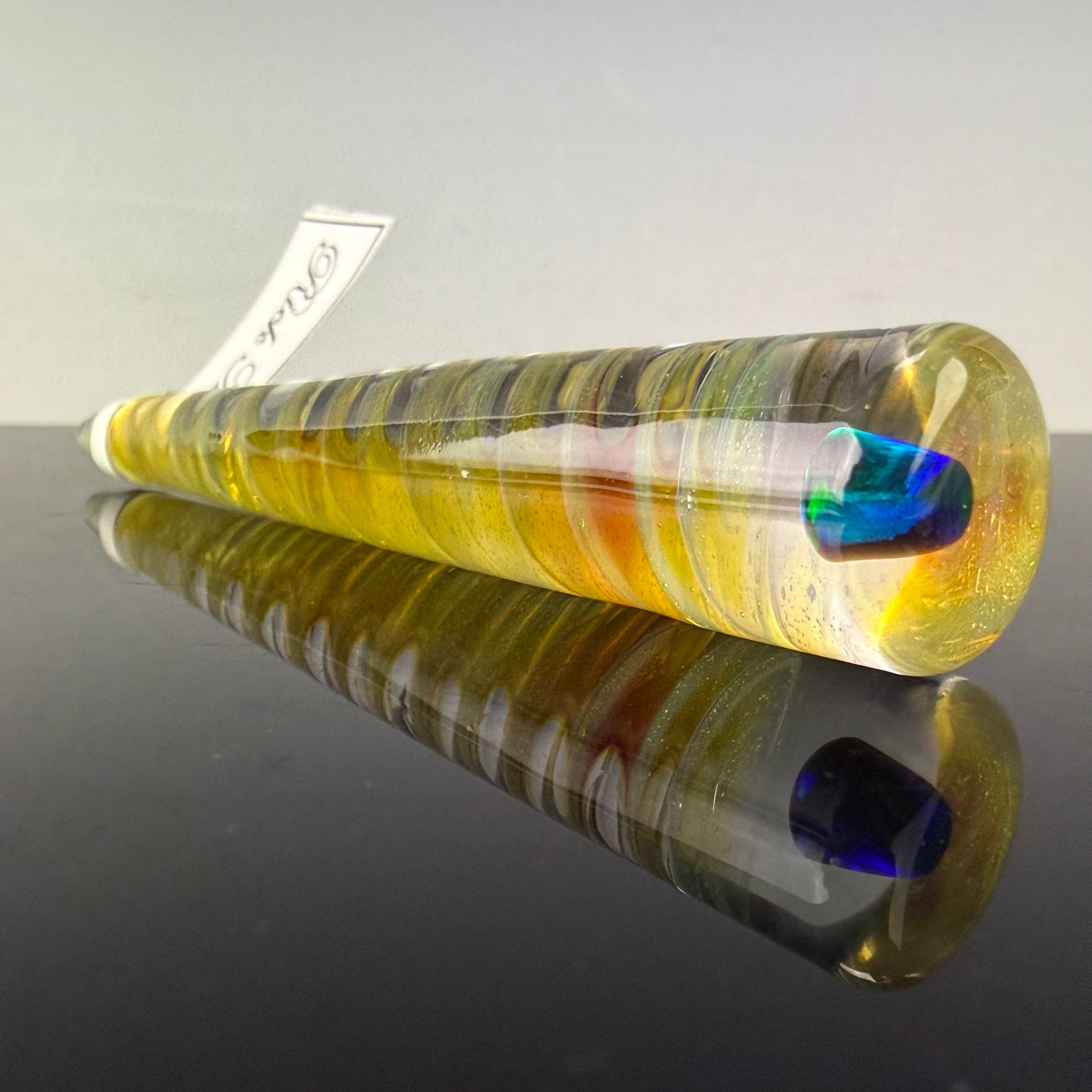 "Rick Moss" Opal Encased Bowl Poker by Sovereignty Glass