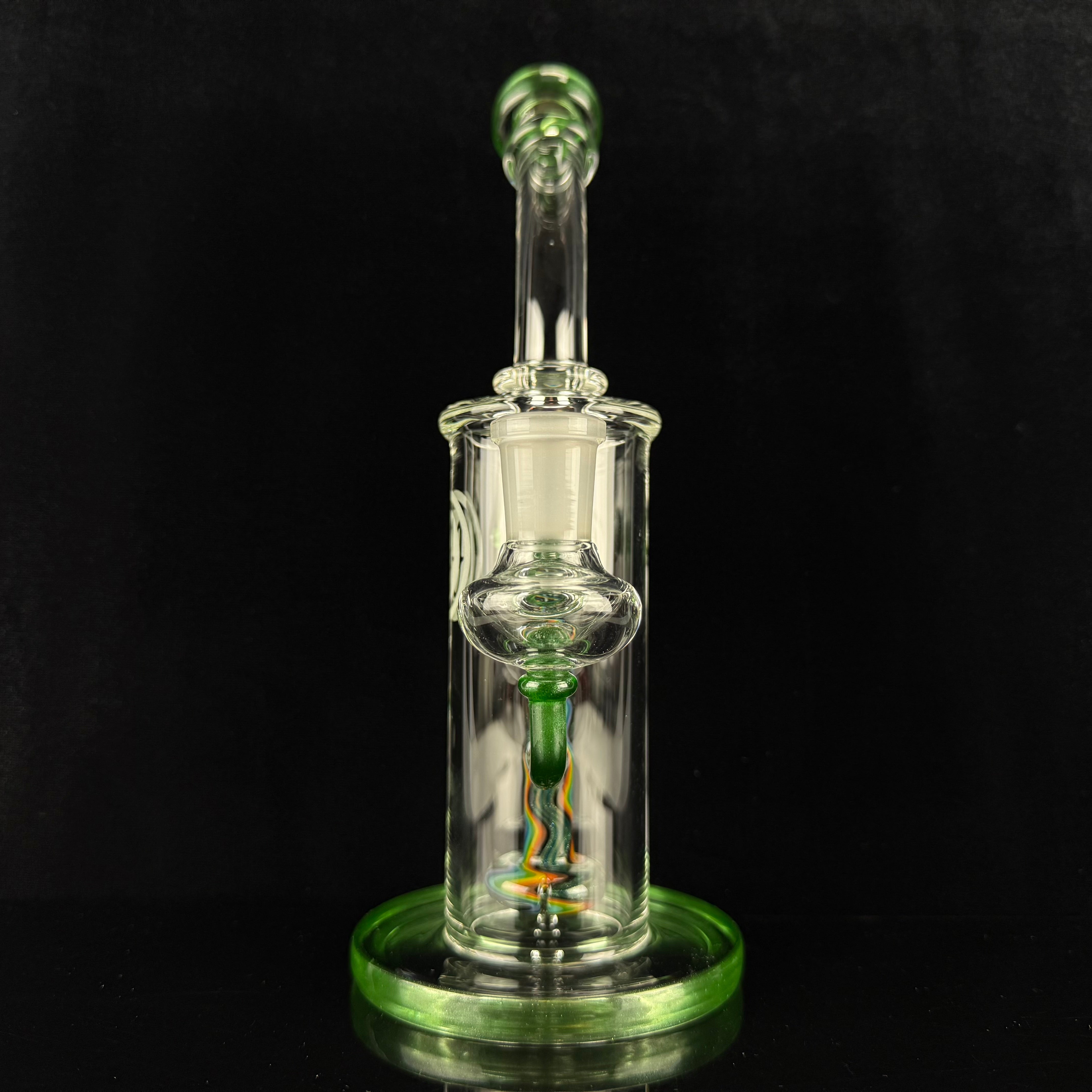 "Green Stardust" Wig Wag Showerhead Rig by OJ Flame