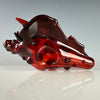 "Pomegranate" Spiked Seashell Handpipe by Christina Cody