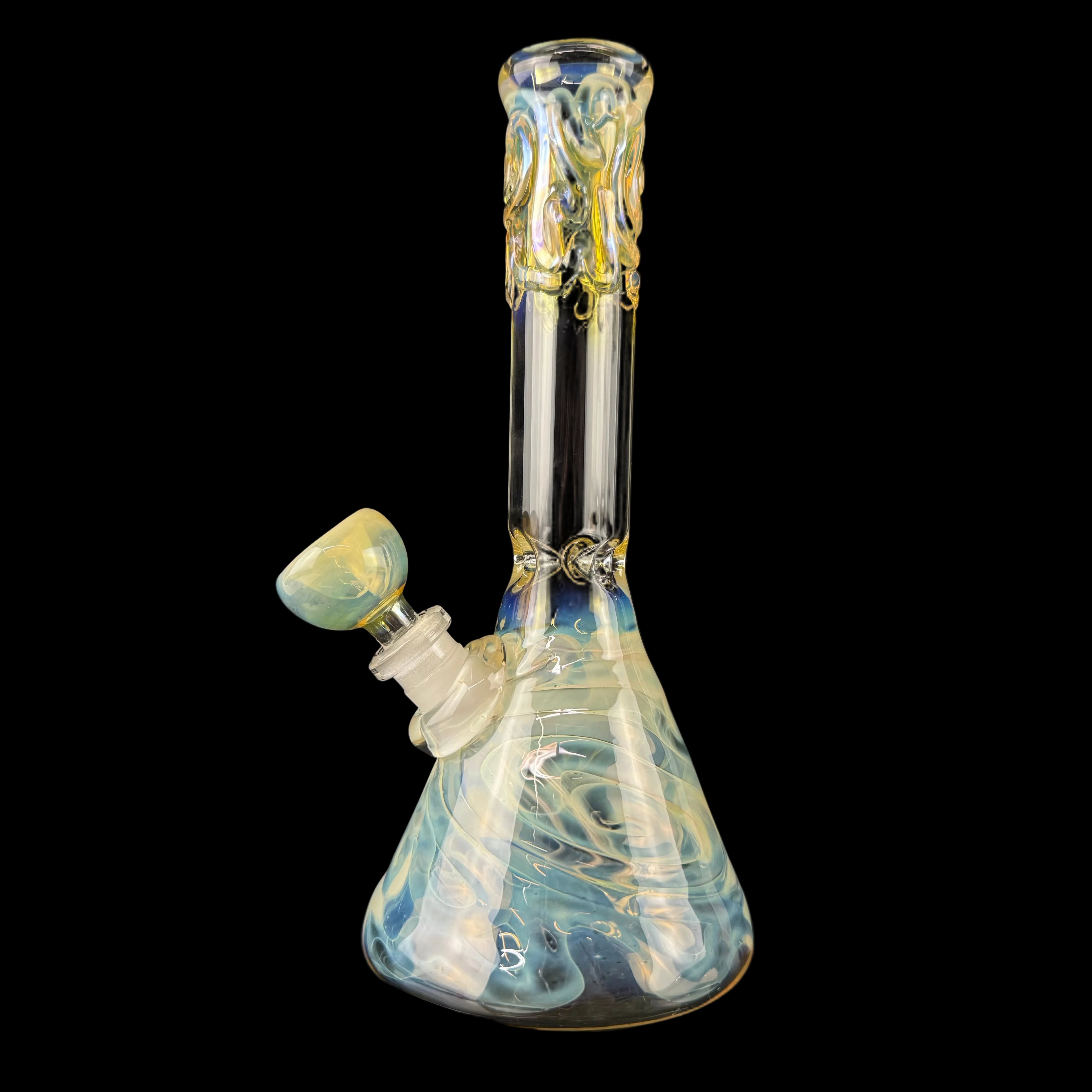 Fumed 32mm Beaker Waterpipe by Mary Jane's Glass