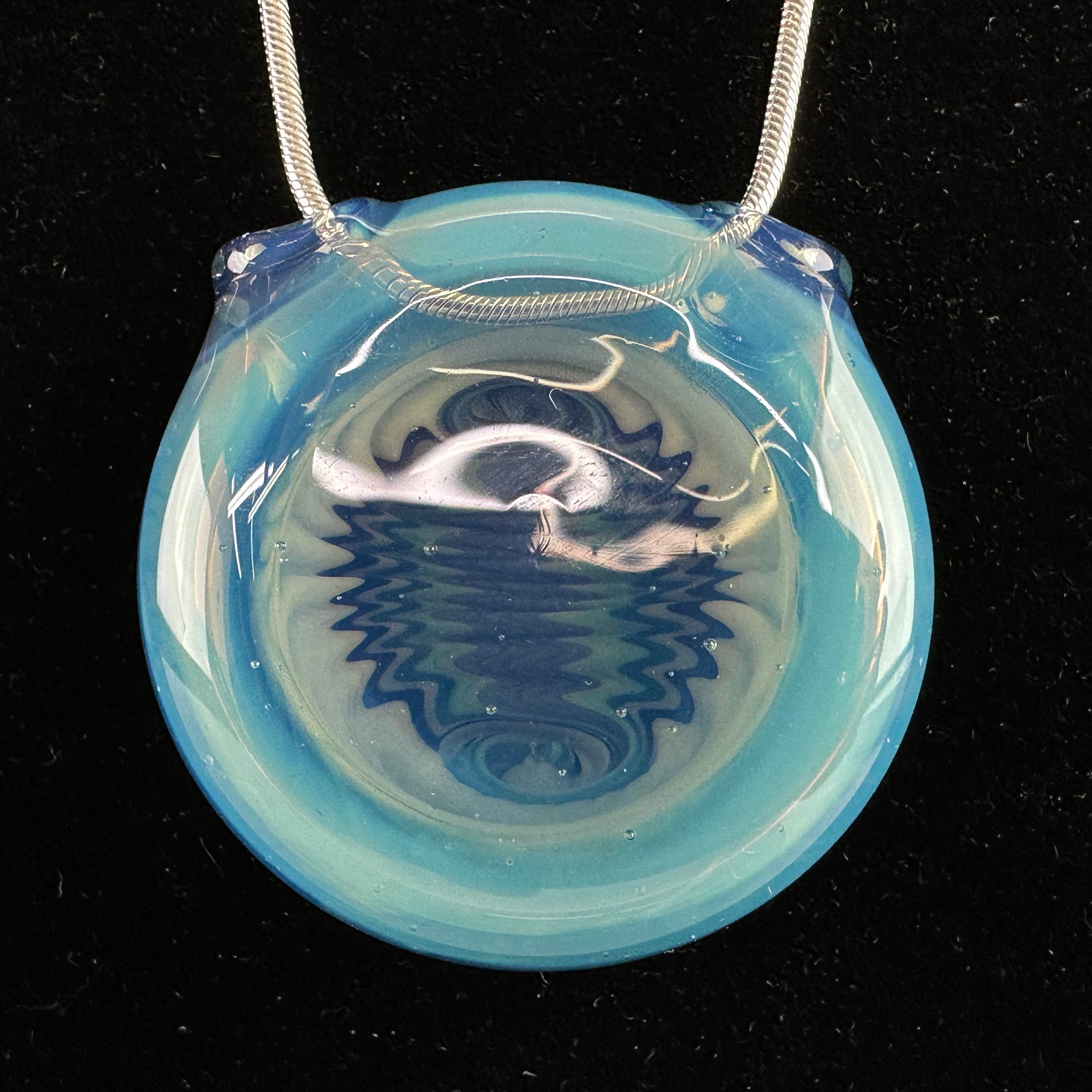 Wig Wag Disc Pendant by Lavender Jones