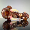 "Amazon Bronze & Bronze Pearl" Spune by Salt Glass