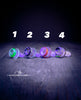 "Elements" Color & Clear Multihole Slides 14mm & 18mm by Mobius Glass