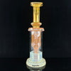 10mm "Skinny" Gold Fumed Incycler by Leisure Glass