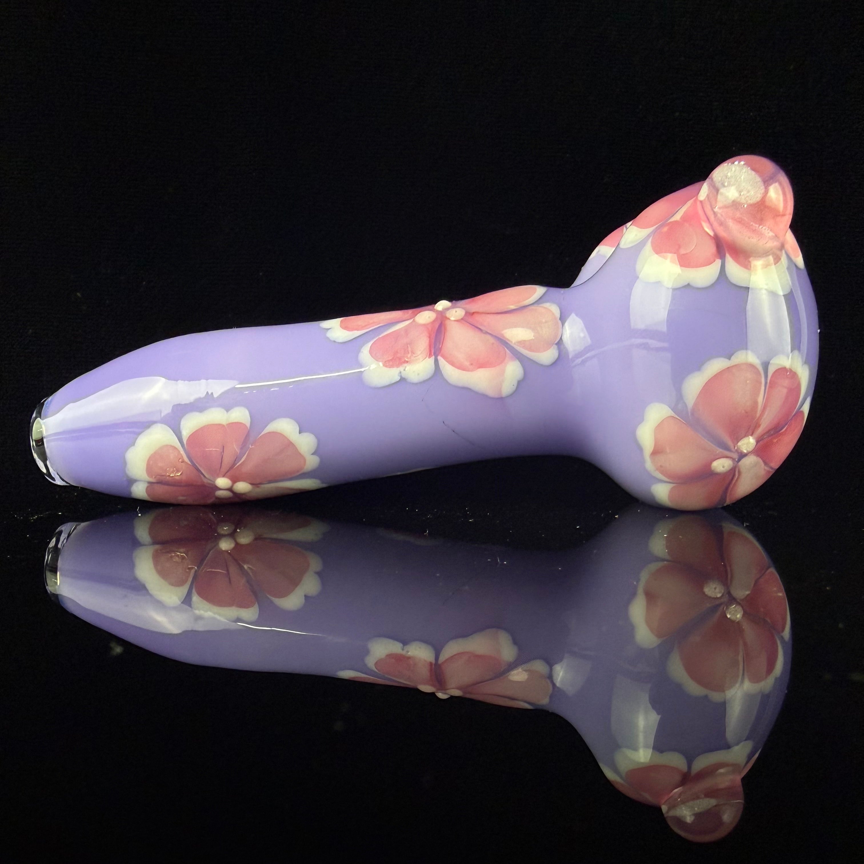 "Floral" Spoon #2 by Sarita Glass