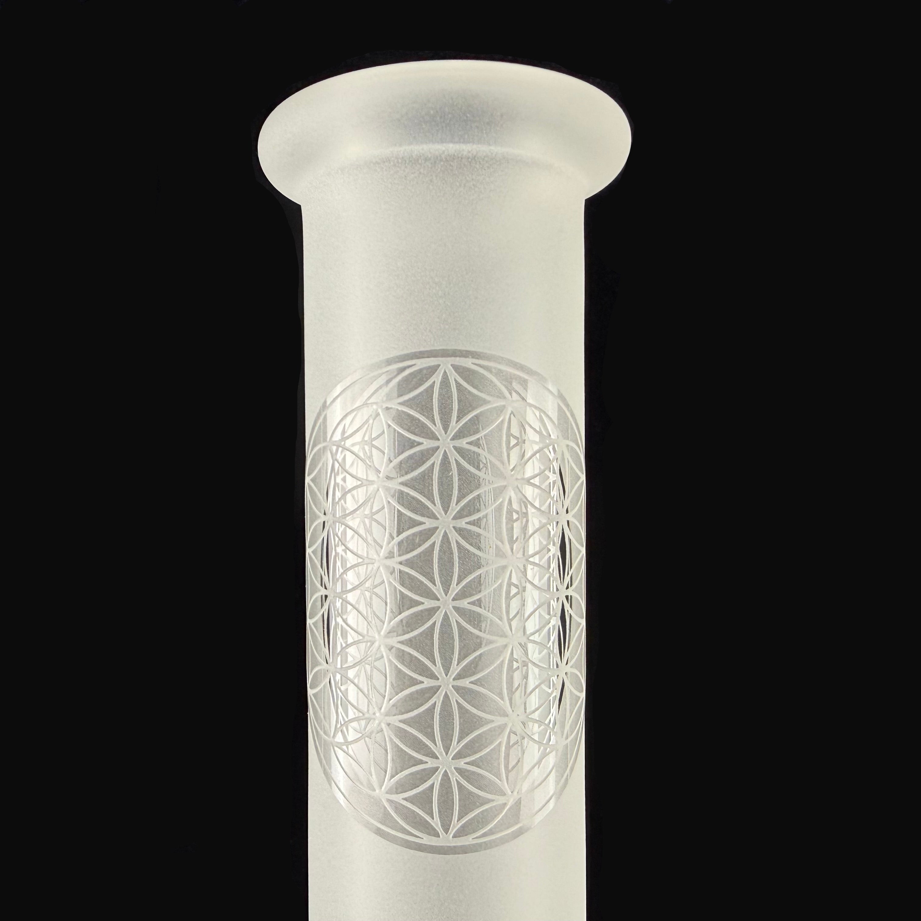SOL-60 "Sacred G Etched" V3 Lace Sphere by SOL Glassworks