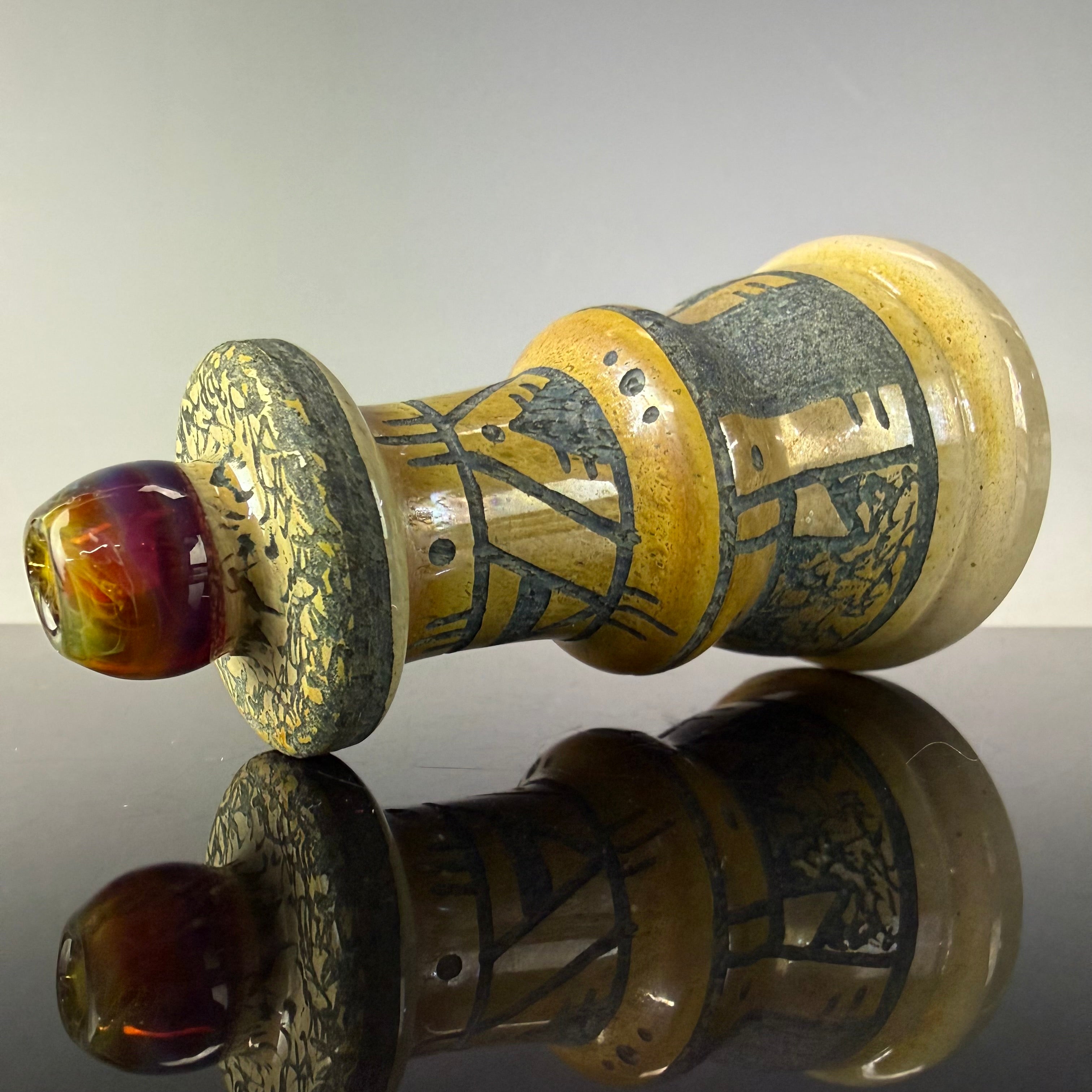 Hand Carved Puffco Dry Top #2 by Corey Clark
