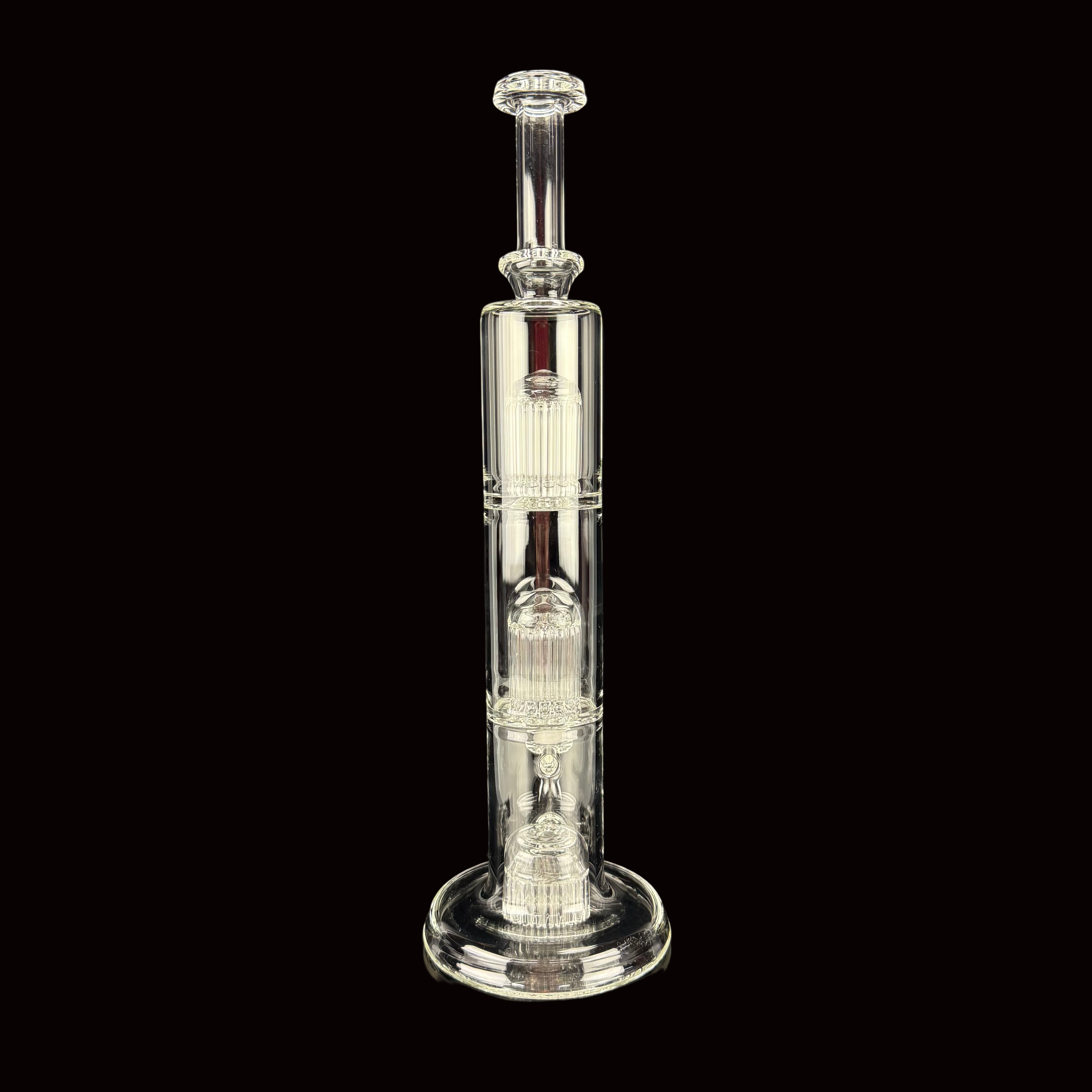 Triple Tree Perc V2 (14-14-20) Waterpipe by Leisure Glass