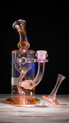 "Fumed" (#45 of 2023) Recurve Incycler by Mobius Glass