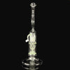 PA "Ghosted Mint" Hollowfoot Pint Pillar by Sovereignty Glass