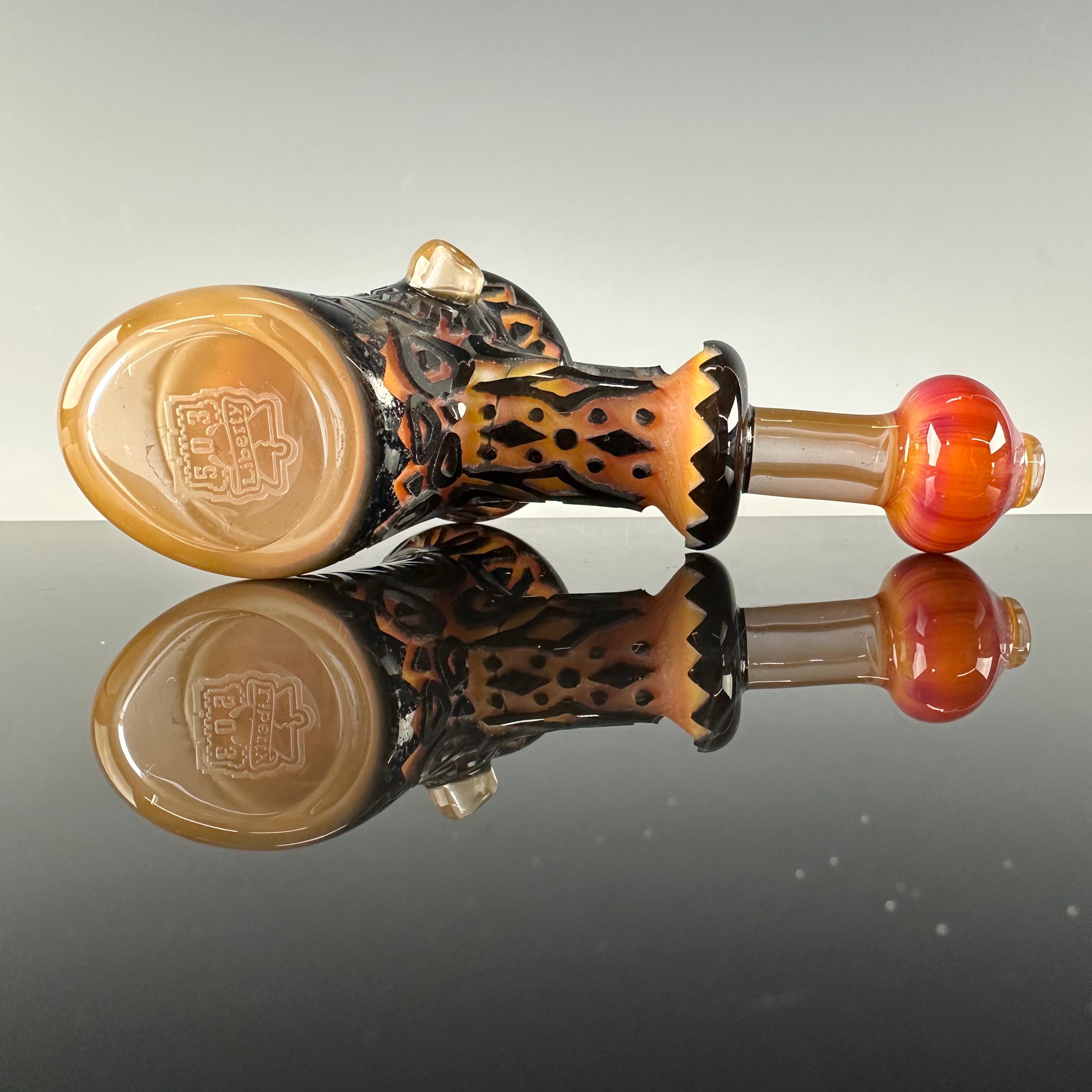 "Serendipity & Peach" Sectional Deep Carve Hammer by Liberty