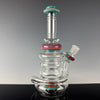 "Aqua Azul & Amber Purple" "Daily Driver" Spinnerjet Waterpipe by Mike Philpot