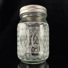 Pattern Mason Jars by Sovereignty Glass