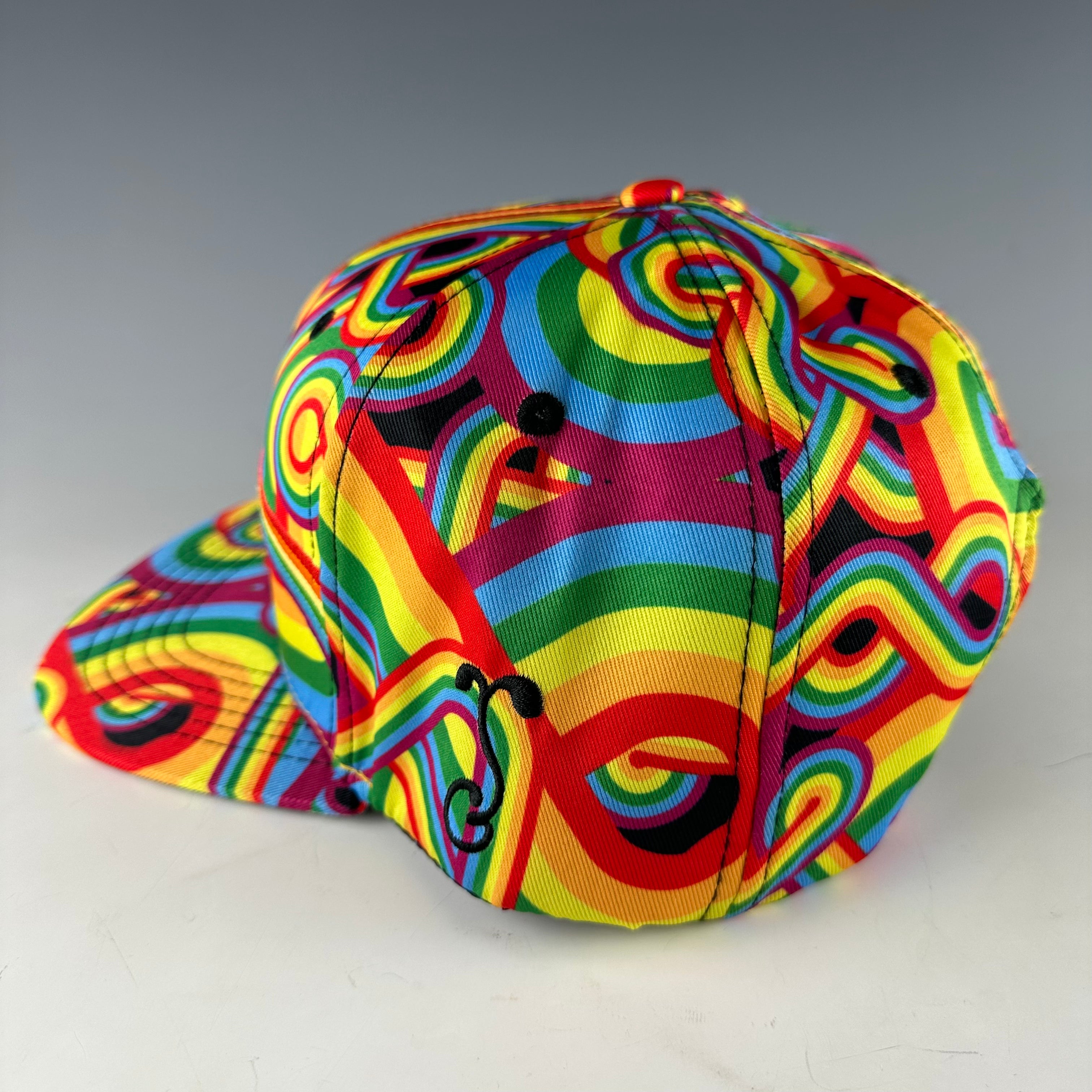 Pink Floyd DSOTM V2 Rainbow Snapback Hat by Grassroots