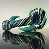 Full Color Horned Handpipe by Carsten Carlile