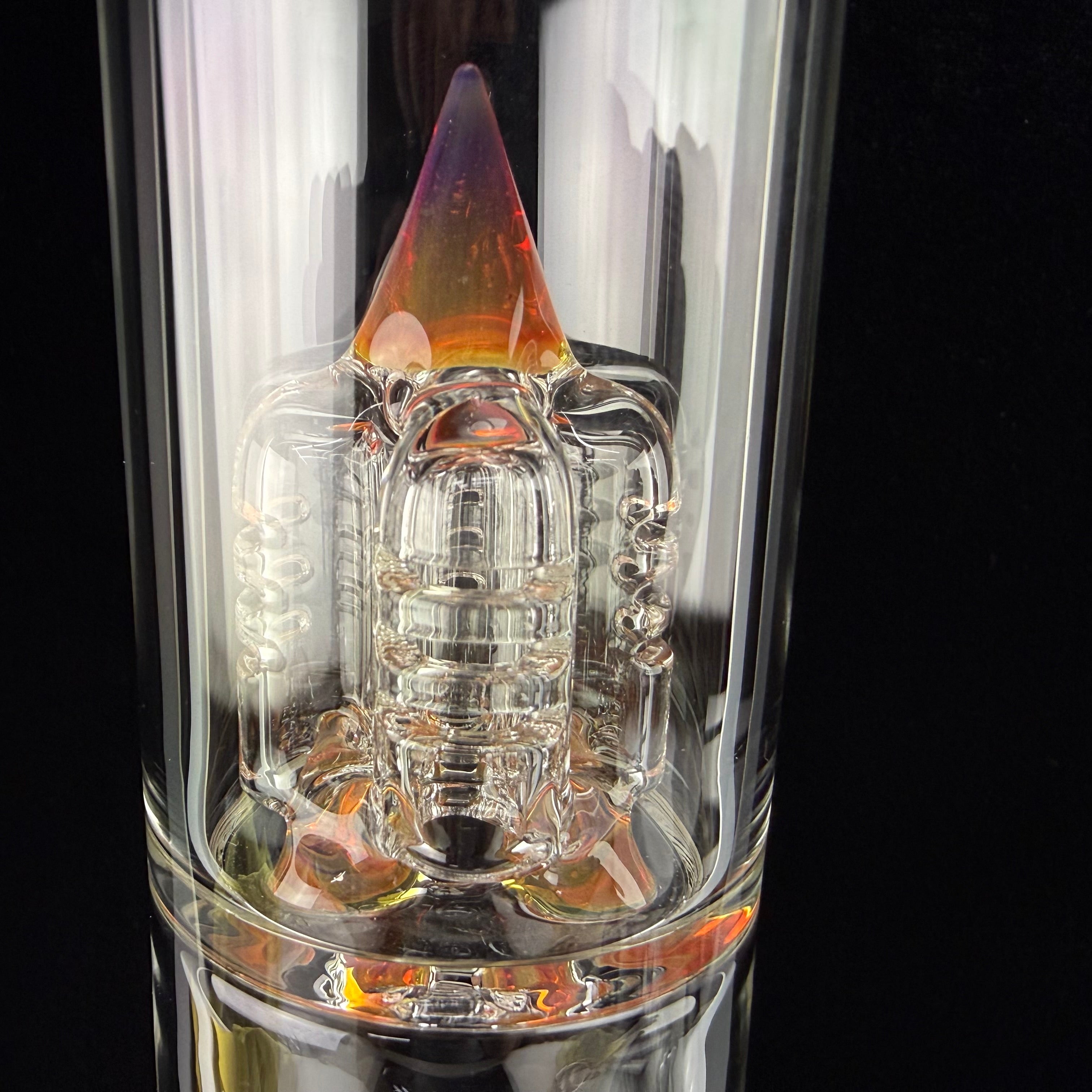 PA "NS Yellow X Pomegranate" 44 X 4 3 Line 9.5mm 6 Cut to Inv 4 by Sovereignty Glass