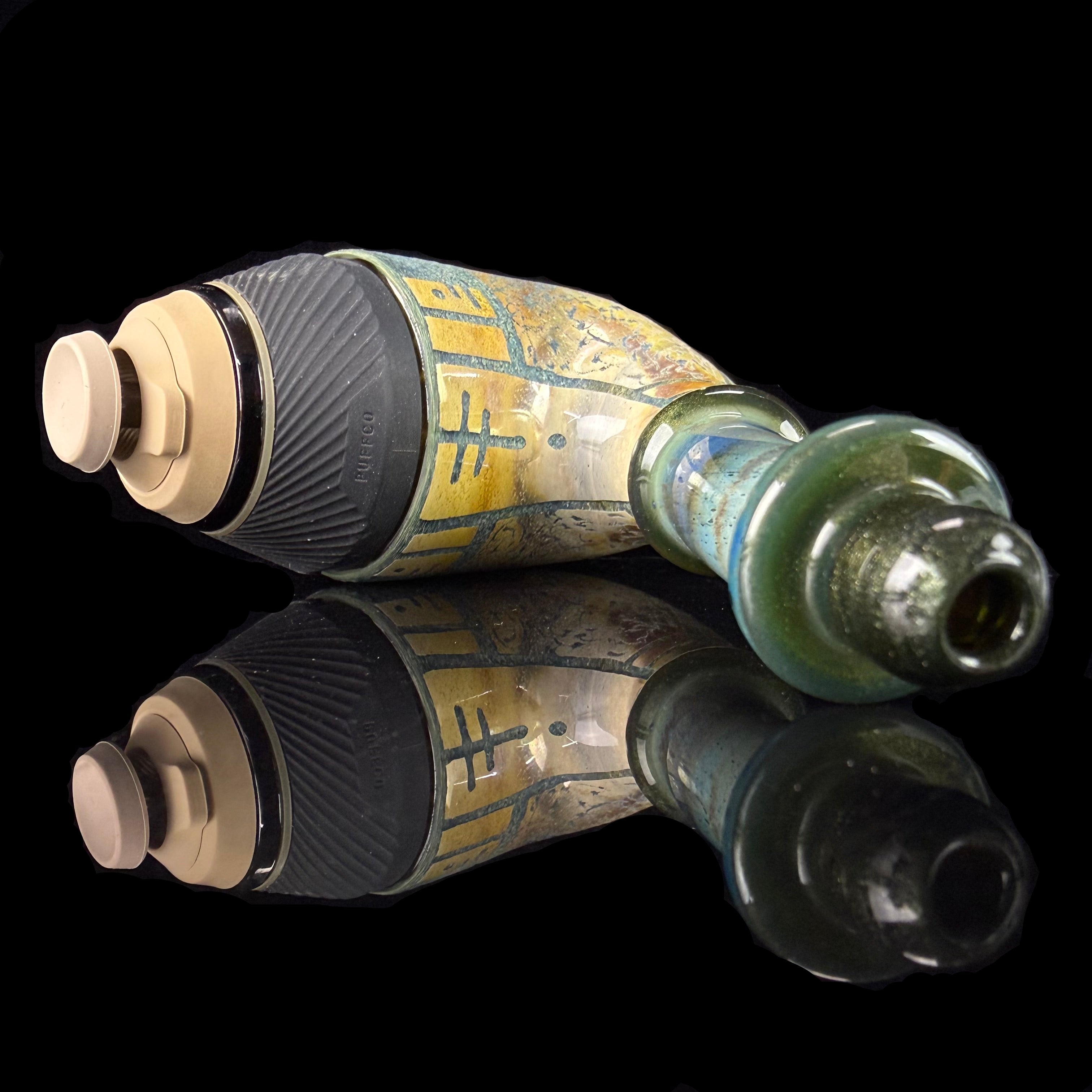 "Mystery Adventurine & Blue Caramel" Hand Carved Proxy Sherlock by Corey Clark