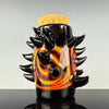 "Multicolor Wig Wag" Spiked Nug Jar by Carsten Carlile