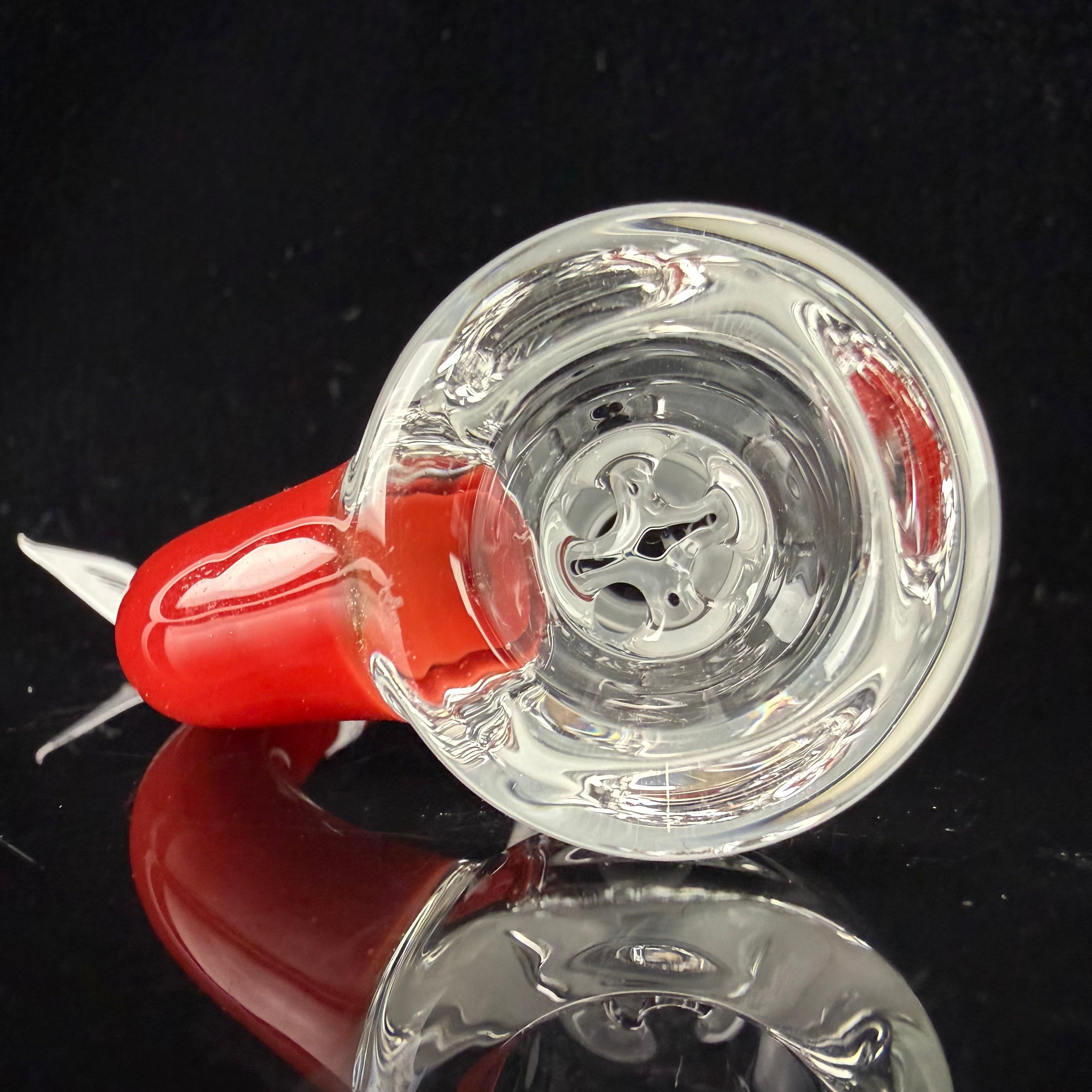 Partial Accent "Cherry" 18mm Slide by Sovereignty Glass
