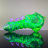 "Neptunium, Ion, Slyme" UV Reactive Spune by Salt Glass