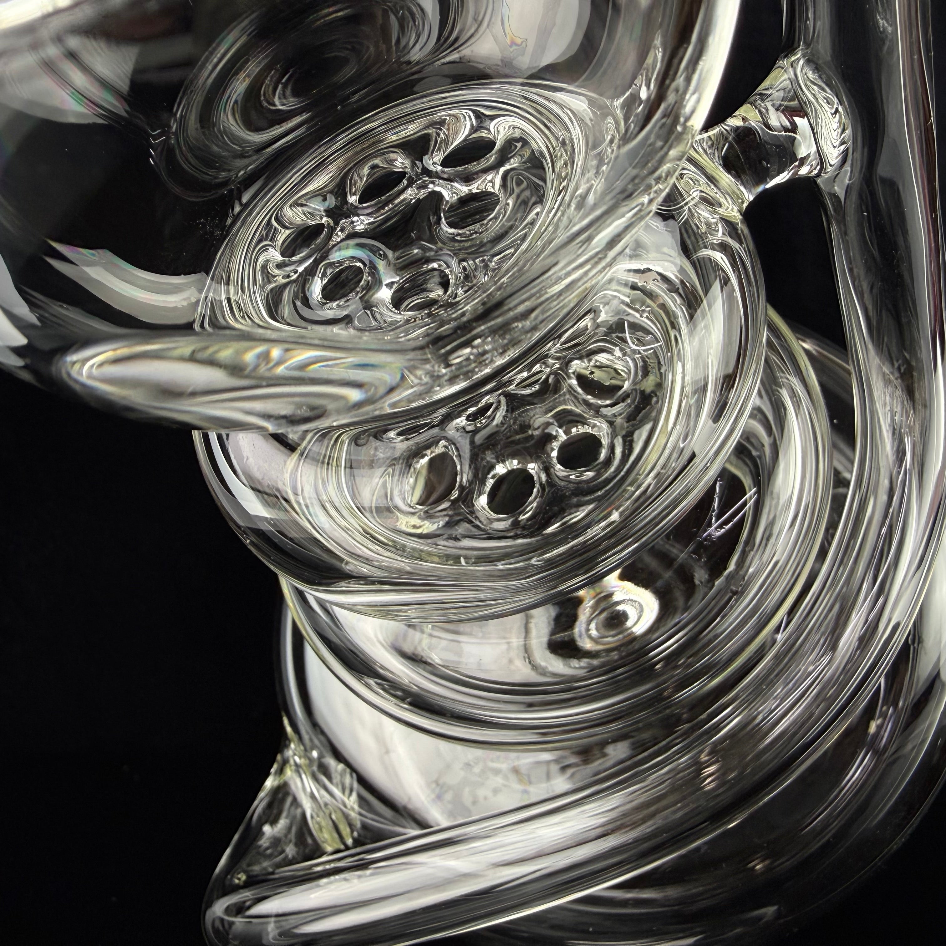 Giant "Flowerpot" Waterpipe W/ Slide by Mike Philpot