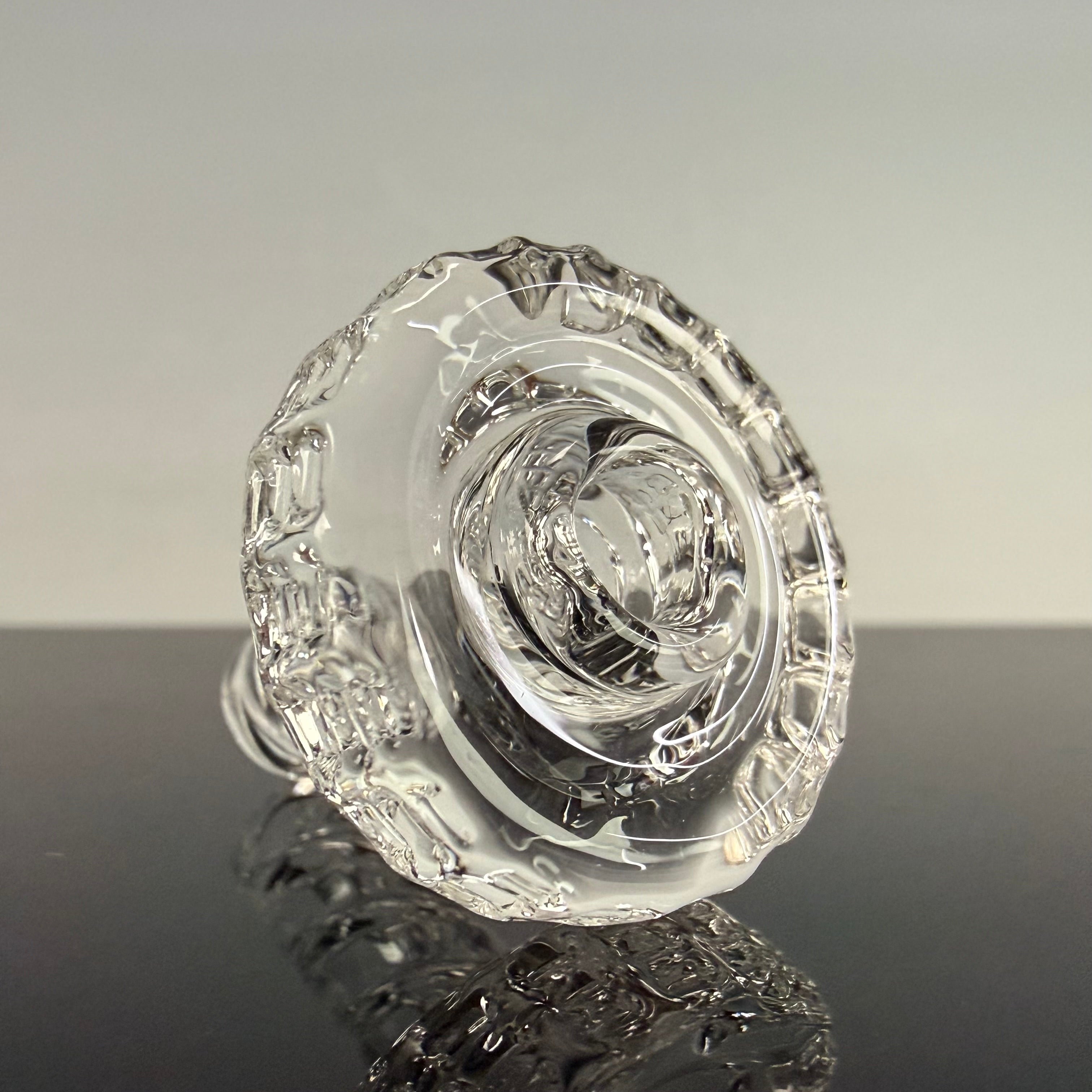 Clear 3DXL Bolt Joystick Spinner by Nib Glass