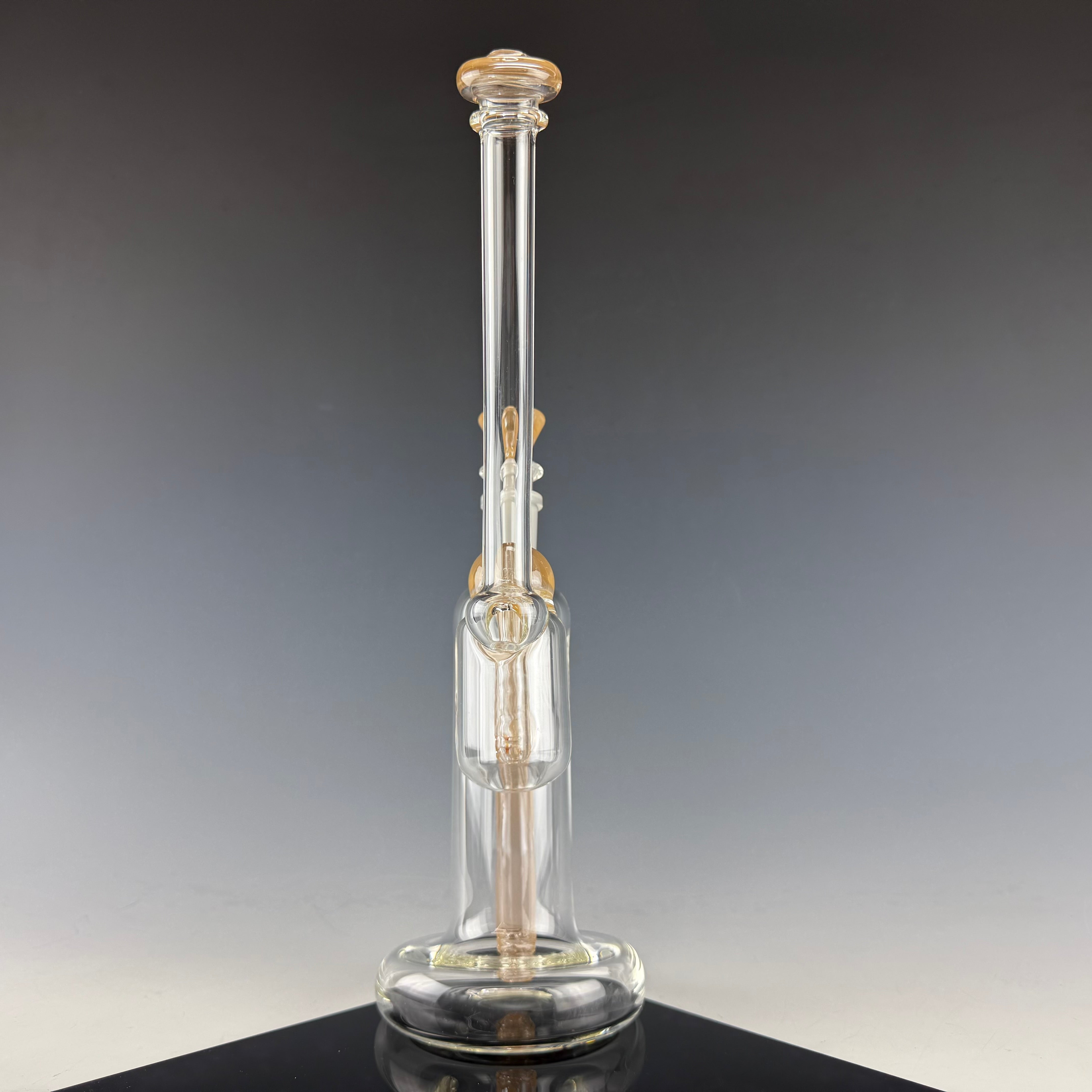 "Peach" Double Bubbler by OJ Flame