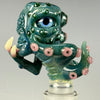 "Creature Slide" 14mm 3 Hole Slide by Salt Glass